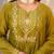 Women's Beautiful Embroidery Work Chanderi Silk Fabric Flared Kurta Pant and Dupatta Set