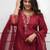 Women's Beautiful Embroidery Work Roman Silk Fabric Straight Kurta Pant and Dupatta Set