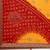 Women's yellow bandhani print chiffon bandhej style saree with matching blouse