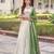 off-white silk embroidered lehengas