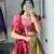 light-golden silk_blend brasso lehengas