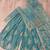 Sky blue embroidered fendi crush designer sharara set with dupatta