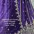 purple satin hand_woven lehengas