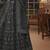 charcoal silk_blend printed lehengas