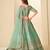 sea-green art_silk embroidered lehengas