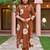 Women's Gorgeous Printed Work Muslin Fabric Straight Kurta Pant and Dupatta Set