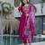 Women's Gorgeous Embroidery Work Chanderi Fabric Straight Kurta Pant and Dupatta Set