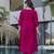 Women's Gorgeous Embroidery Work Chanderi Fabric Straight Kurta Pant and Dupatta Set