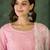 Women's Gorgeous Embroidery Work Cotton Satin Fabric Straight Kurta Sharara and Dupatta Set