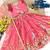 Kids Pink lehenga choli with dupata  embroidery work