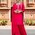 Women's Gorgeous Embroidery Work Viscose Silk Fabric Straight Kurta Palazzo and Dupatta Set