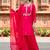 Women's Gorgeous Embroidery Work Viscose Silk Fabric Straight Kurta Palazzo and Dupatta Set