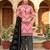 Pink printed cotton blend stitched geometric  print salwar kurta dupatta for women