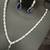 Sapphire blue white cz stones silver plated jewellery set