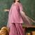 Women's Gorgeous Embroidery Work Viscose Silk Fabric A-line Kurta Sharara and Dupatta Set