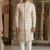 Off white daman embroidery indowestern for men | premium indowestern men's ethnic wear