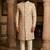 Golden color maroon touchup embroidery indowestern for men | premium indowestern men's ethnic wear