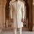 Cream color pitch touchup embroidery indowestern for men | premium indowestern men's ethnic wear