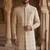 Pastel golden daman embroidery indowestern for men | premium indowestern men's ethnic wear