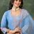 Women's Gorgeous Embroidery Work Viscose Silk Fabric Straight Kurta Pant and Dupatta Set