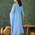 Women's Gorgeous Embroidery Work Viscose Silk Fabric Straight Kurta Pant and Dupatta Set