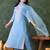 Women's Gorgeous Embroidery Work Viscose Silk Fabric Straight Kurta Pant and Dupatta Set