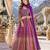 Rani pink georgette readymade anarkali suit with embroidery zarkan work (free size)