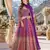 Rani pink georgette readymade anarkali suit with embroidery zarkan work (free size)