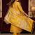 Banarasi cotton semi silk 3pcs unstiched dress material in yellow colour with boota zari work