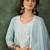 Women's Beautiful Thread Work Cotton Blend Fabric Straight Kurta Pant and Dupatta Set