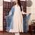 Women's Beautiful Solid Chanderi Silk Fabric Flared Anarkali Pant and Dupatta Set