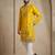Mens designer yellow kurta trouser set