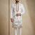 Mens designer white kurta trouser set