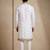 Mens designer white kurta trouser set