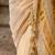 Ivory colour tissue linen cotton saree with running blouse