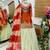 ORANGE COLOUR Fandy Silk Embroidered Lehenga Set