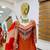 ORANGE COLOUR Fandy Silk Embroidered Lehenga Set