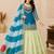 BLUE COLOUR Fandy Silk Embroidered Lehenga Set