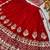red colour Heavy Fox Georgette Embroidered Lehenga Choli Set