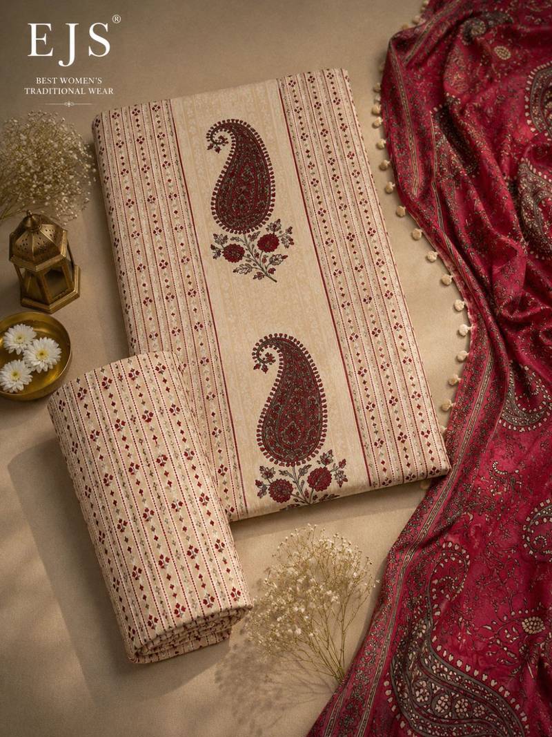 Women's Pure Cotton Unstitched Salwar Suit Material With Dupatta