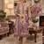 Beige colour muga cotton jamdani suit set