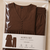 Women's chocolate brown button gathered a-line kurta pant set