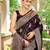 banarasi wine saree with heavy jacquard border & golden buti weaving | latest fancy saree collection