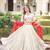 Off White (Cream ) Silk Embroidered Umbrella Lehenga Festive Wear For Women's