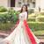 Off White (Cream ) Silk Embroidered Umbrella Lehenga Festive Wear For Women's
