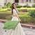 Off White ( Cream)  Silk Embroidered Umbrella Lehenga Festive WearFor Women's
