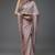 Pink color faux georgette mirror work saree