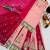Pink colour fox georgette embroidered palazzo suit set