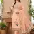 Pink colour banarasi cotton suit set