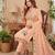Pink colour banarasi cotton suit set